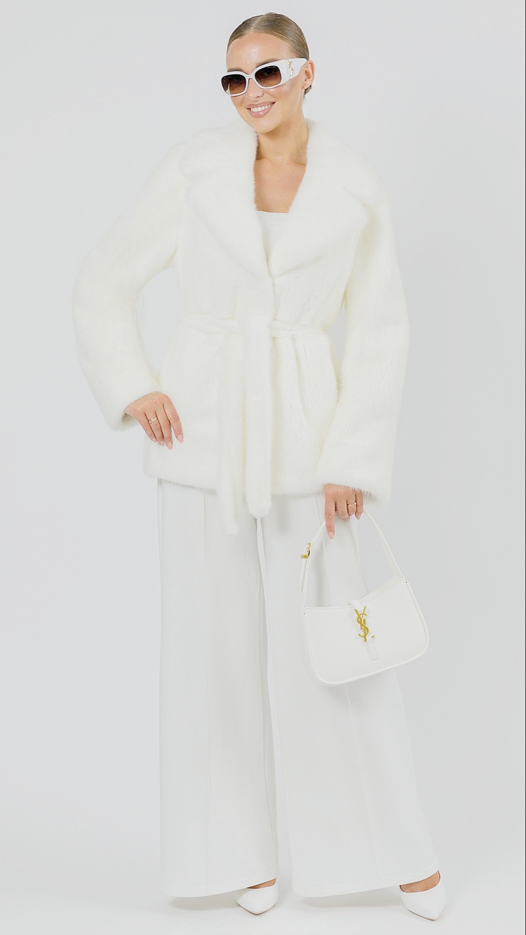 Жакет из меха норки White