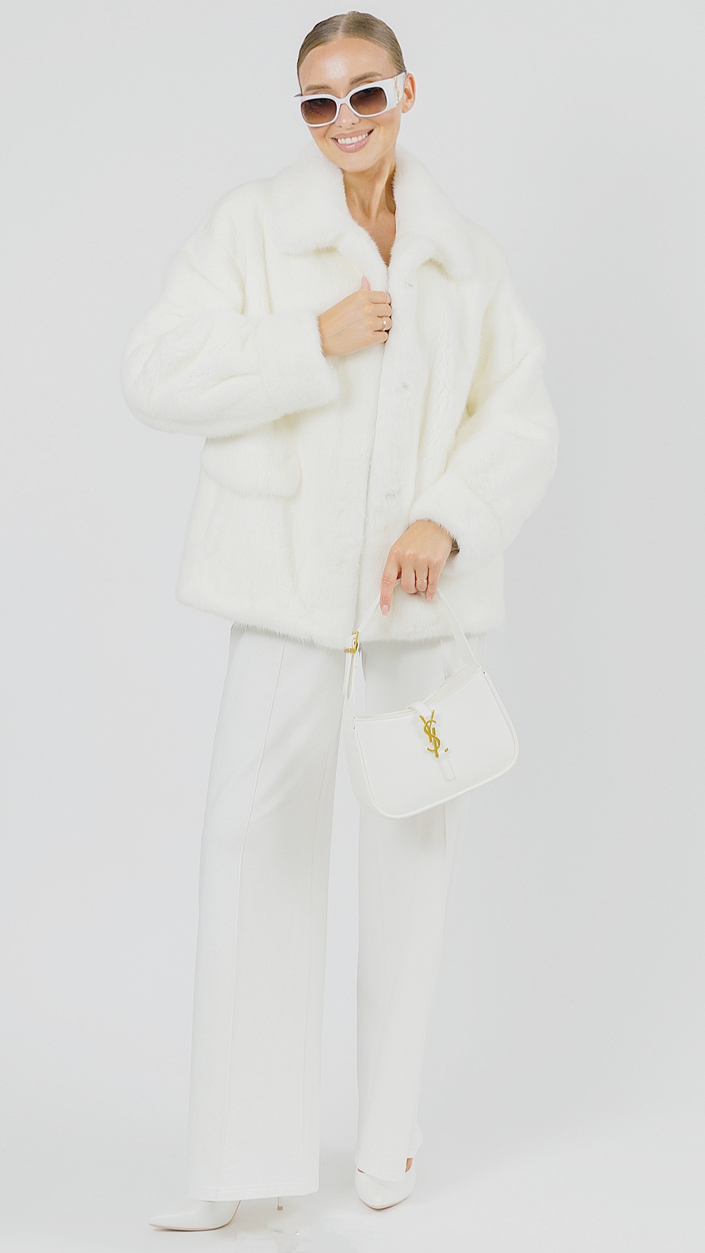 Куртка из меха норки White