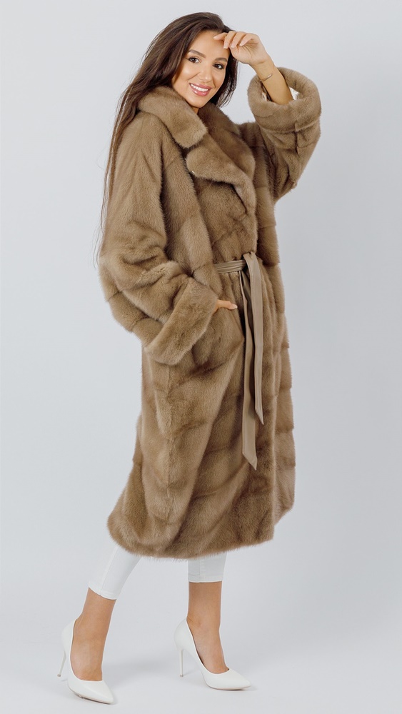 Как сшивают мех норки